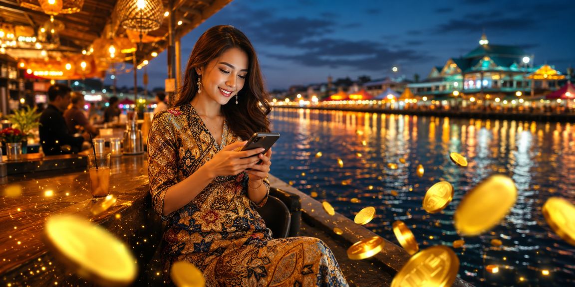 Pengguna Malaysia menggunakan aplikasi mudah alih myeasy86 di telefon Android